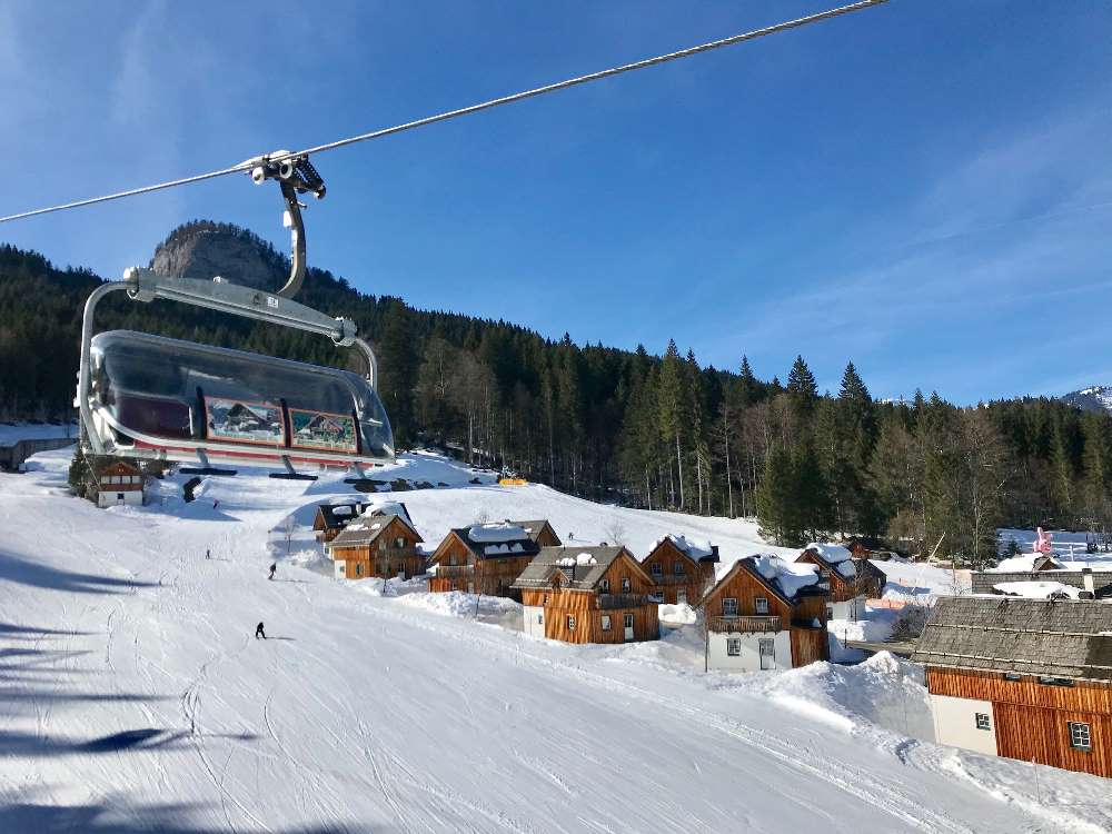 Im Winter liegt die Hagan Lodge direkt an der Skipiste!