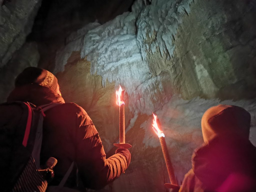 Fackelwanderung Partnachklamm- romantisch winterwandern in Bayern