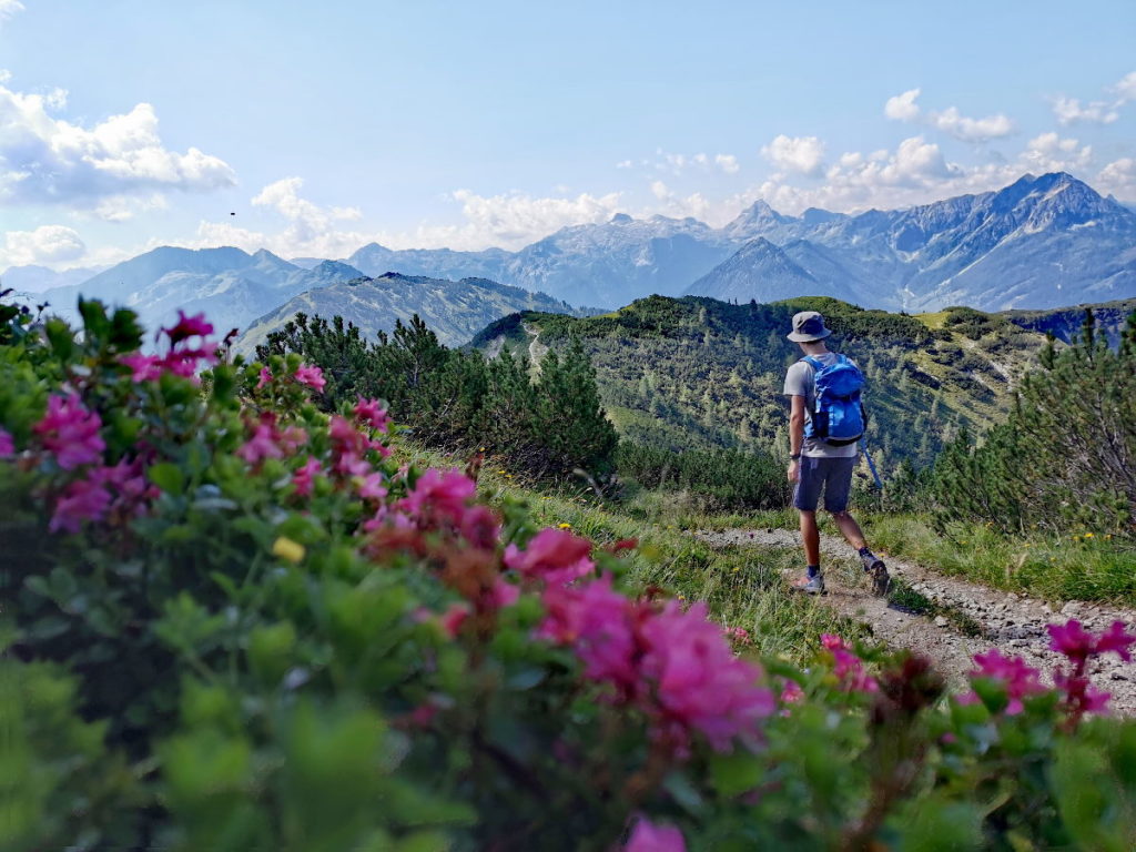 Du kannst auch in Flachau wandern - fern der Skipisten! Am Lackenkogel geht´s besonders gut finde ich.