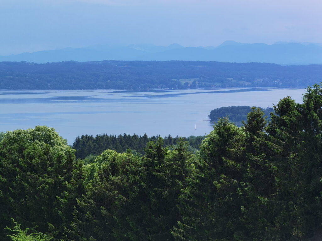 Ilkahöhe Ausblick über den Starnberger See