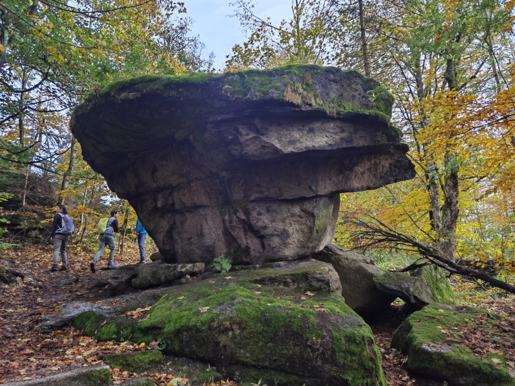 Der Teufelstisch am Fuße des Waldstein im Fichtelgebirge