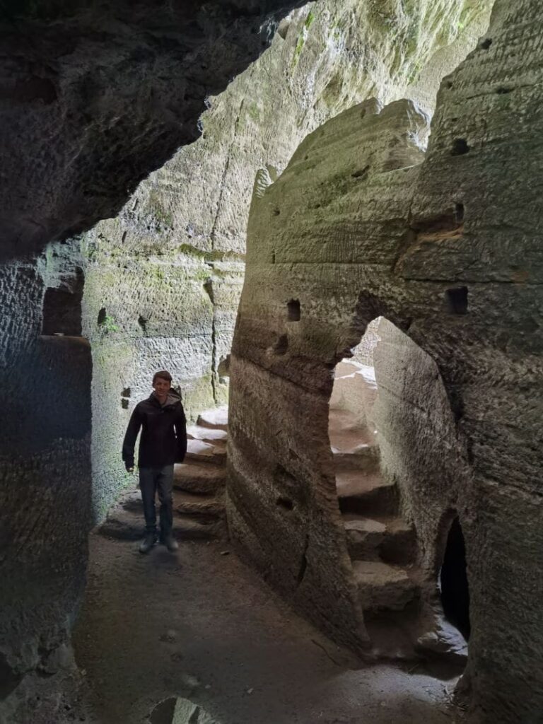 Steintheater Hellbrunn - hinter der Bühne